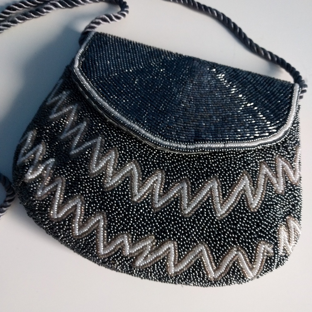 Vintage sequin clutch purse